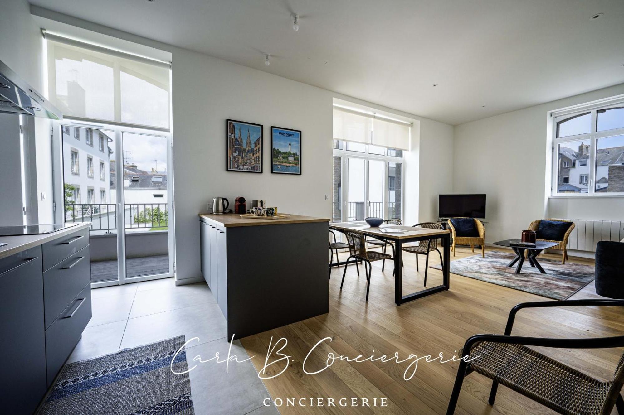 Appartement L'Ecrin Concarneau 4 Personnes Extérieur photo