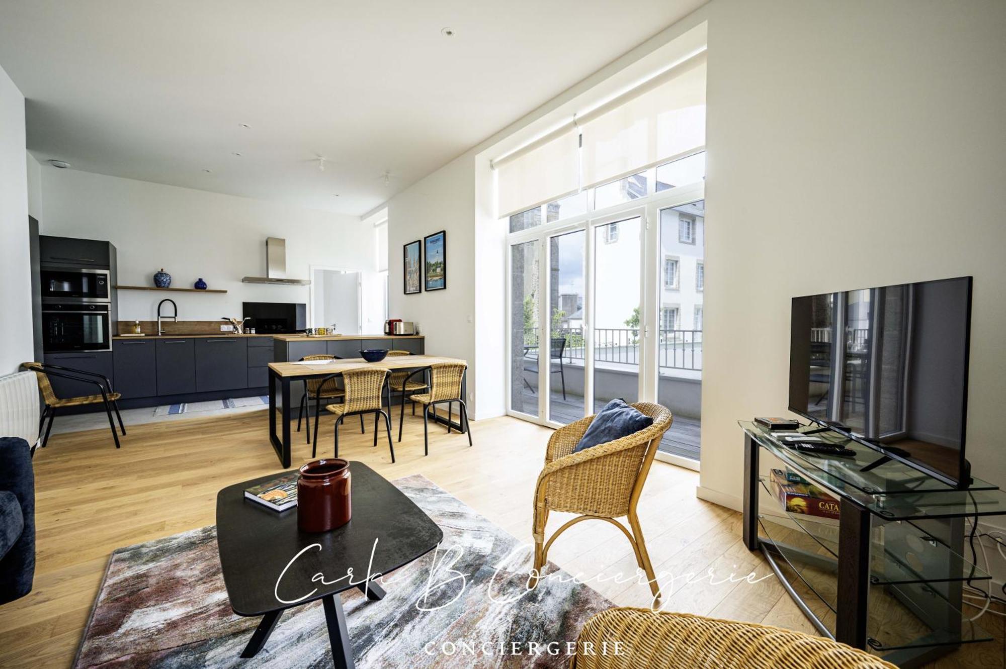 Appartement L'Ecrin Concarneau 4 Personnes Extérieur photo